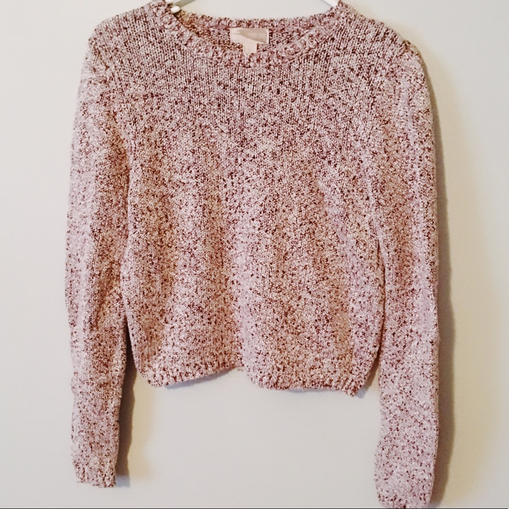 Vintage style crop sweater
